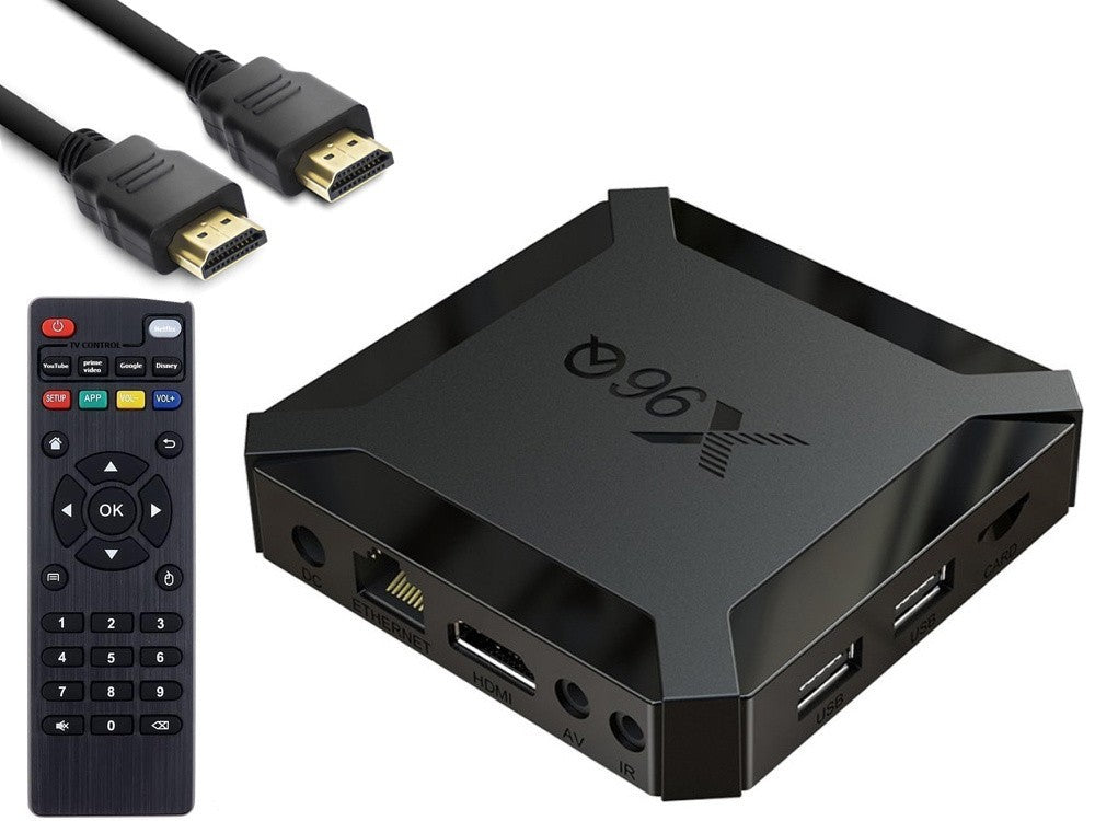 Smart TV Box Android 10 📺 HDMI Media Player mit Fernbedienung WLAN