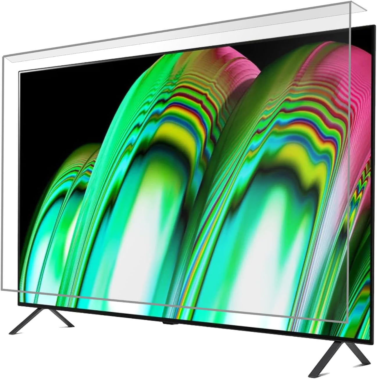 GlassZilla TV Bildschirmschutz 32–85 Zoll – Acryl Displayschutzplatte für Fernseher | Kratzfest, Bruchsicher & UV-beständig