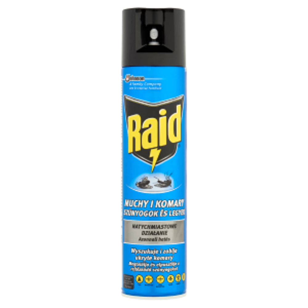 Raid Insektenspray 400ml gegen Fliegen & Mücken – Sofortwirkung