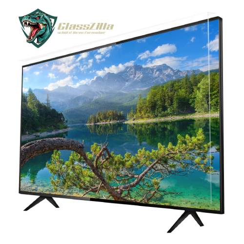 GlassZilla TV Bildschirmschutz 32–85 Zoll – Acryl Displayschutzplatte für Fernseher | Kratzfest, Bruchsicher & UV-beständig