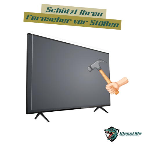 GlassZilla 32-85 Zoll Fernseher Schutz/TV Bildschirmschutz/Displayschutz/Schutzf