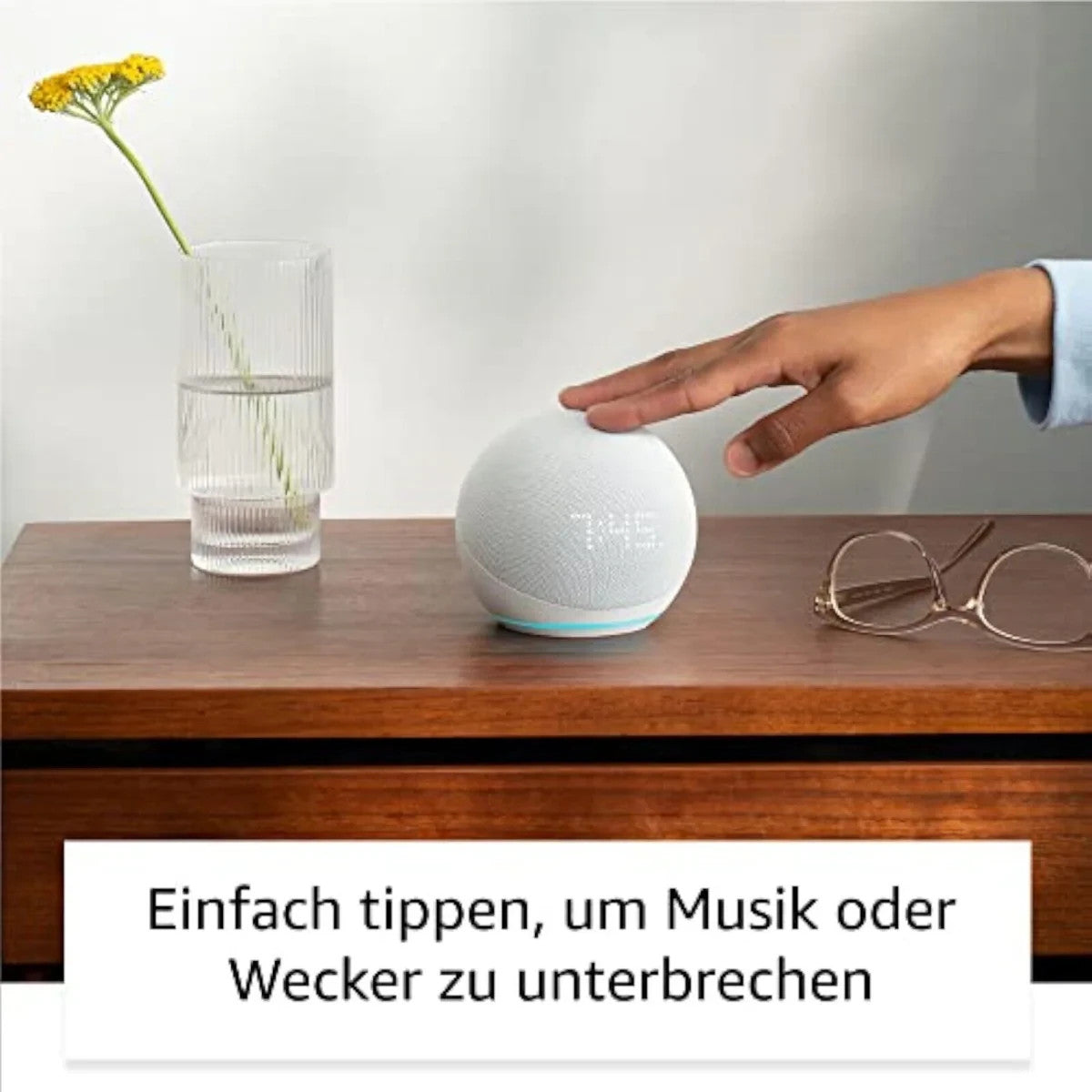 Amazon Echo Dot 5 (2022) mit Uhr Alexa Smart Speaker WLAN Bluetooth