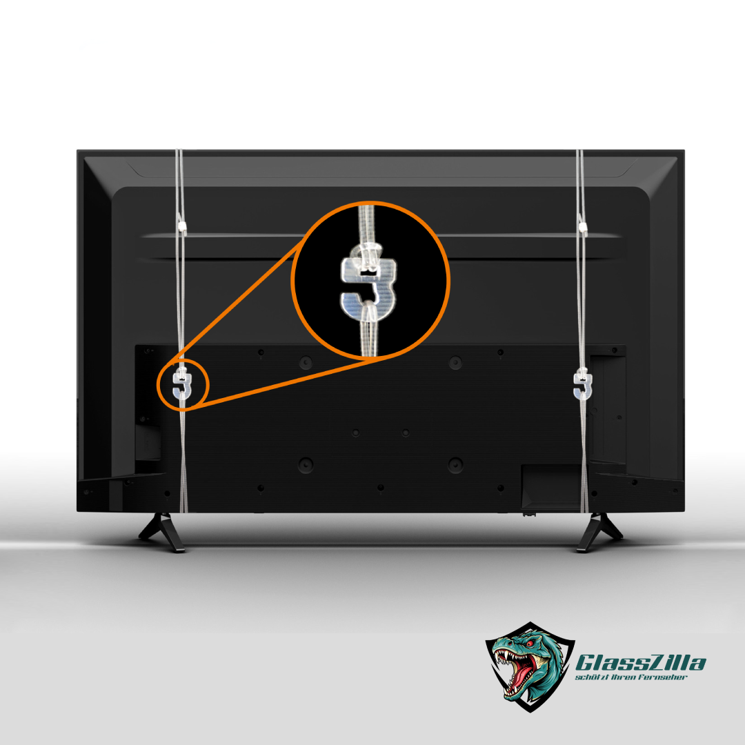 GlassZilla 70 Zoll Fernseher Schutz / TV Bildschirmschutz / Displayschutz /  TVs
