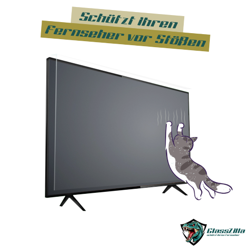 GlassZilla 48 Zoll Fernseher Schutz / TV Bildschirmschutz / Displayschutz / TVs