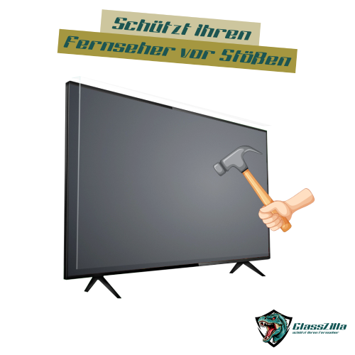 GlassZilla 48 Zoll Fernseher Schutz / TV Bildschirmschutz / Displayschutz / TVs