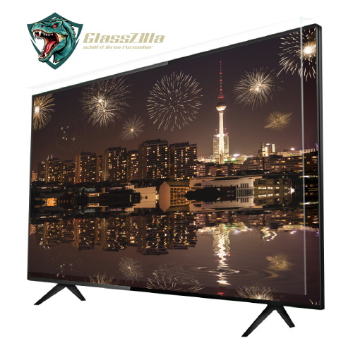 GlassZilla 32-85 Zoll Fernseher Schutz/TV Bildschirmschutz/Displayschutz/Schutzf