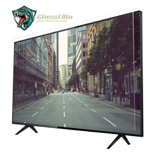 GlassZilla TV Bildschirmschutz 32–85 Zoll – Acryl Displayschutzplatte für Fernseher | Kratzfest, Bruchsicher & UV-beständig