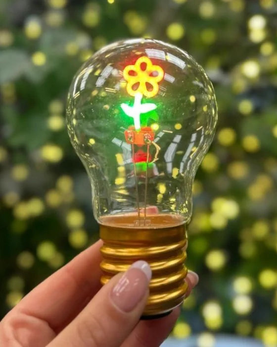 Dekoleuchte Glühbirne Akku USB-C Nachtlicht Geschenk Deko Tischlampe