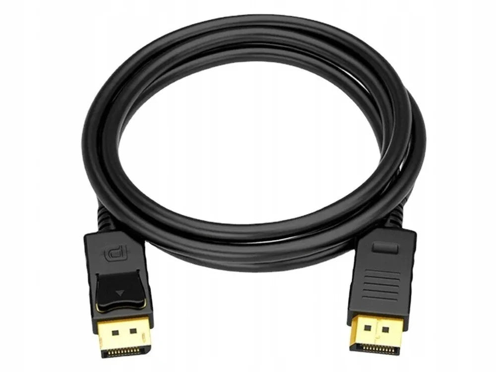 DisplayPort Kabel DP 1.4 1,5 m 8K 30Hz 4K 120Hz Audio Video Goldstecker