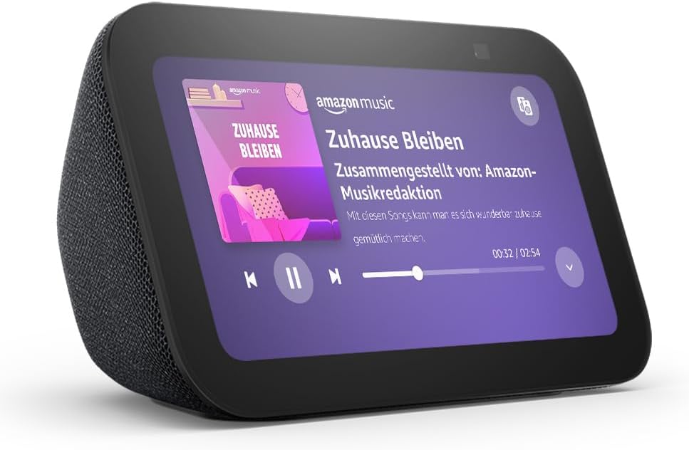Echo Show 5 – 5,5" Smart Display mit Alexa, Smart-Home Steuerung, Anthrazit