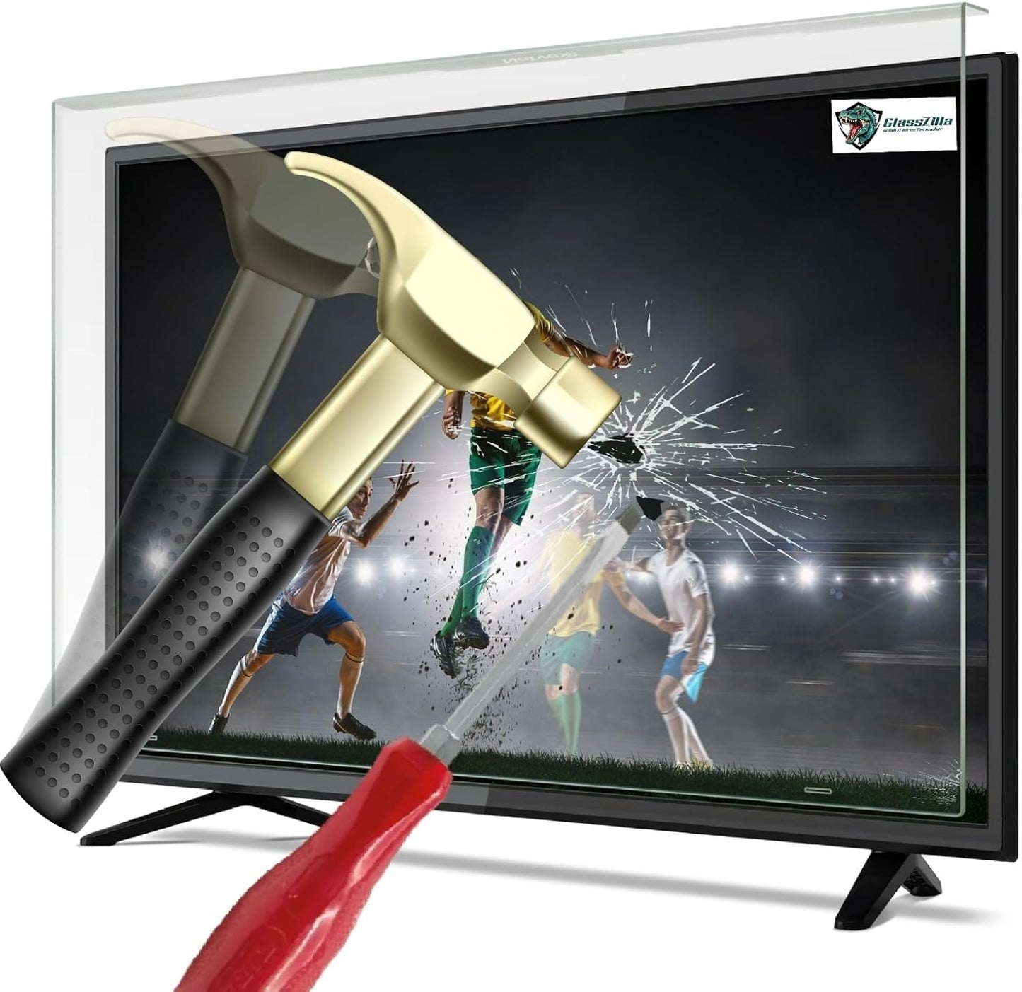 GlassZilla 32 Bis 65 Zoll Fernseher Schutz/ TV Bildschirmschutz /Displayschutz /Schutzfolie