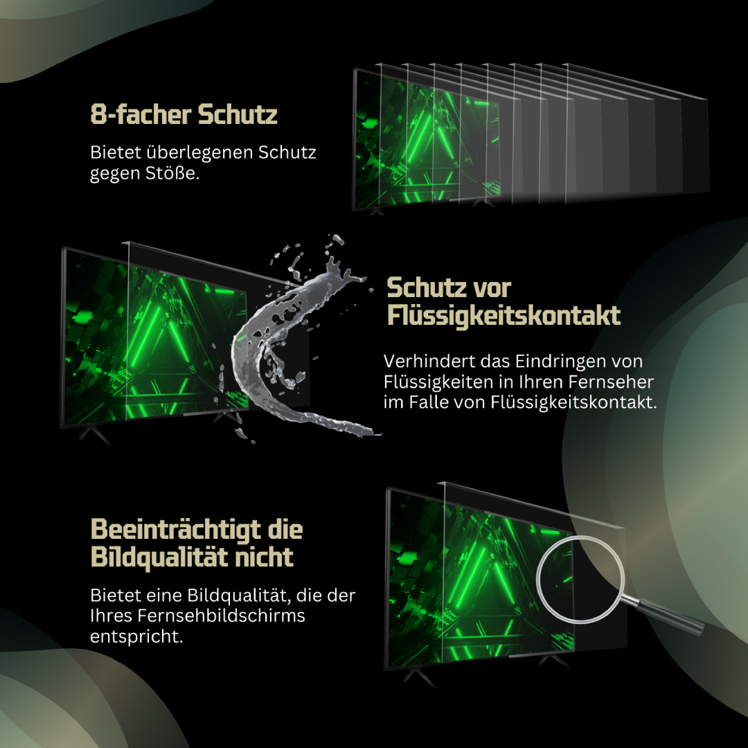 49 Zoll Fernseher Schutz / TV Bildschirmschutz / Displayschutz / TVs