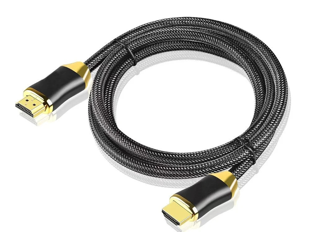 HDMI 2.1 Kabel 3 m – Ultra High Speed 48 Gbit/s mit 8K 60Hz, 4K 120Hz, HDR und vergoldeten Steckern