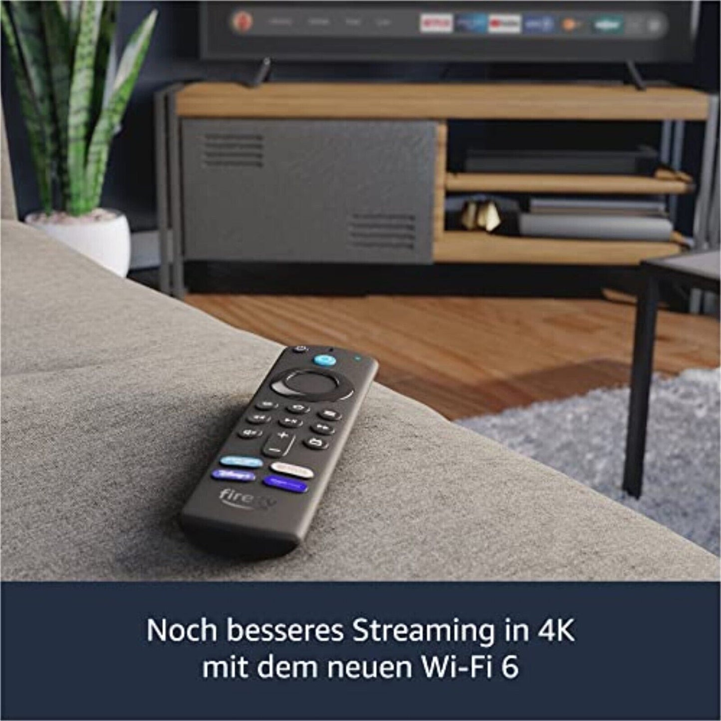 Amazon Fire TV Stick 4K MAX Ultra HD WiFi 6 | mit Alexa-Sprachfernbedienung Neu & OVP